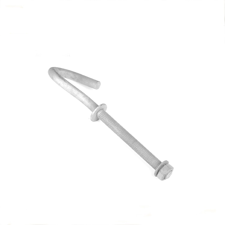 Galvanized Pigtail Eye Bolt for Electric Power Fittings