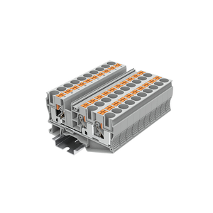 PT10-3-G Push-in Terminal Block Screwless Interlocking Concrete Blocks